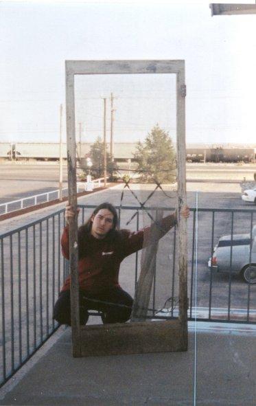 Me right after I got home from getting the door in 2001.