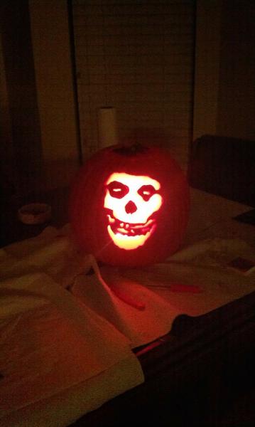 Our Misfits pumpkin