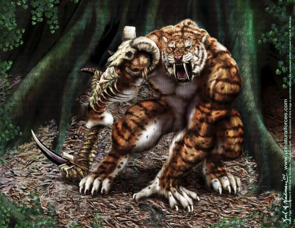 Saber Tiger
The Saber Were-Tiger is on the hunt.