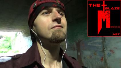 walking through a tunnel