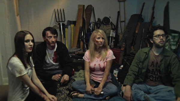 The group of corporate victims.  From the short film "Zombie Team Building"